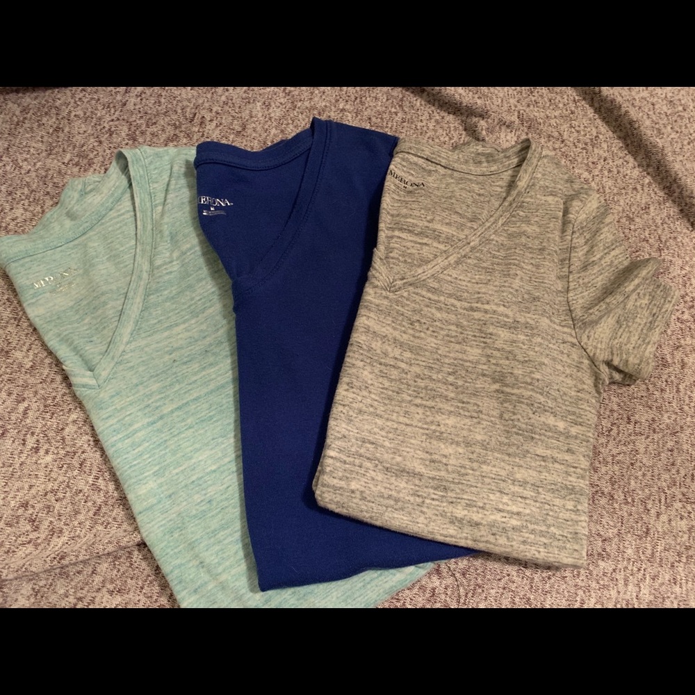 3 pack Ladies V-Neck Tee